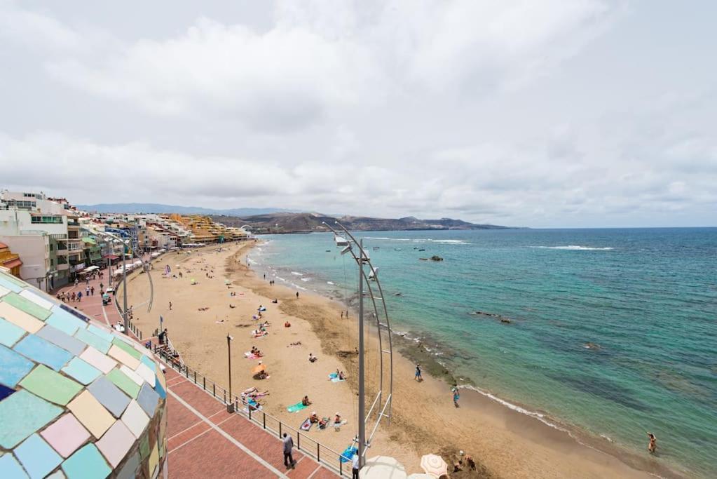 Sunrise-Sunset Amazing Seaviews Las Canteras Beach Apartment Las Palmas de Gran Canaria Bagian luar foto